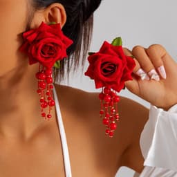 Flower earrings